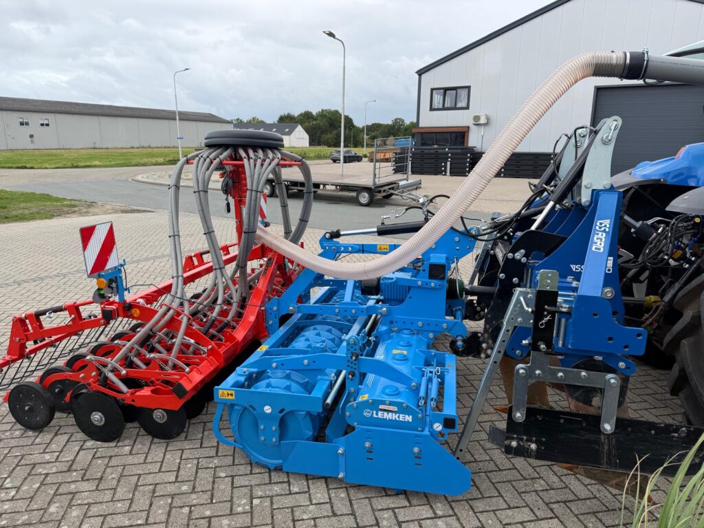Afgeleverd! Lemken rotorkopeg + Kuhn zaaibalk